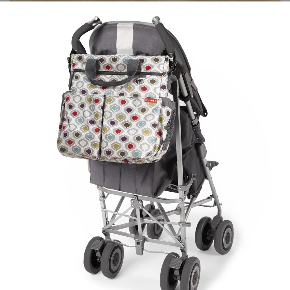 Skip Hop Duo Signature Diaper Bag Multi Pod Multi-Colored